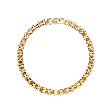 14k Yellow Gold — Classic Tennis Bracelet