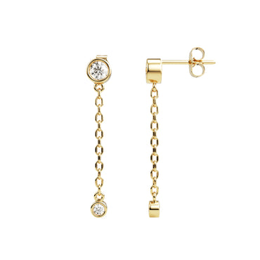 14k Yellow Gold — Elevated Earrings