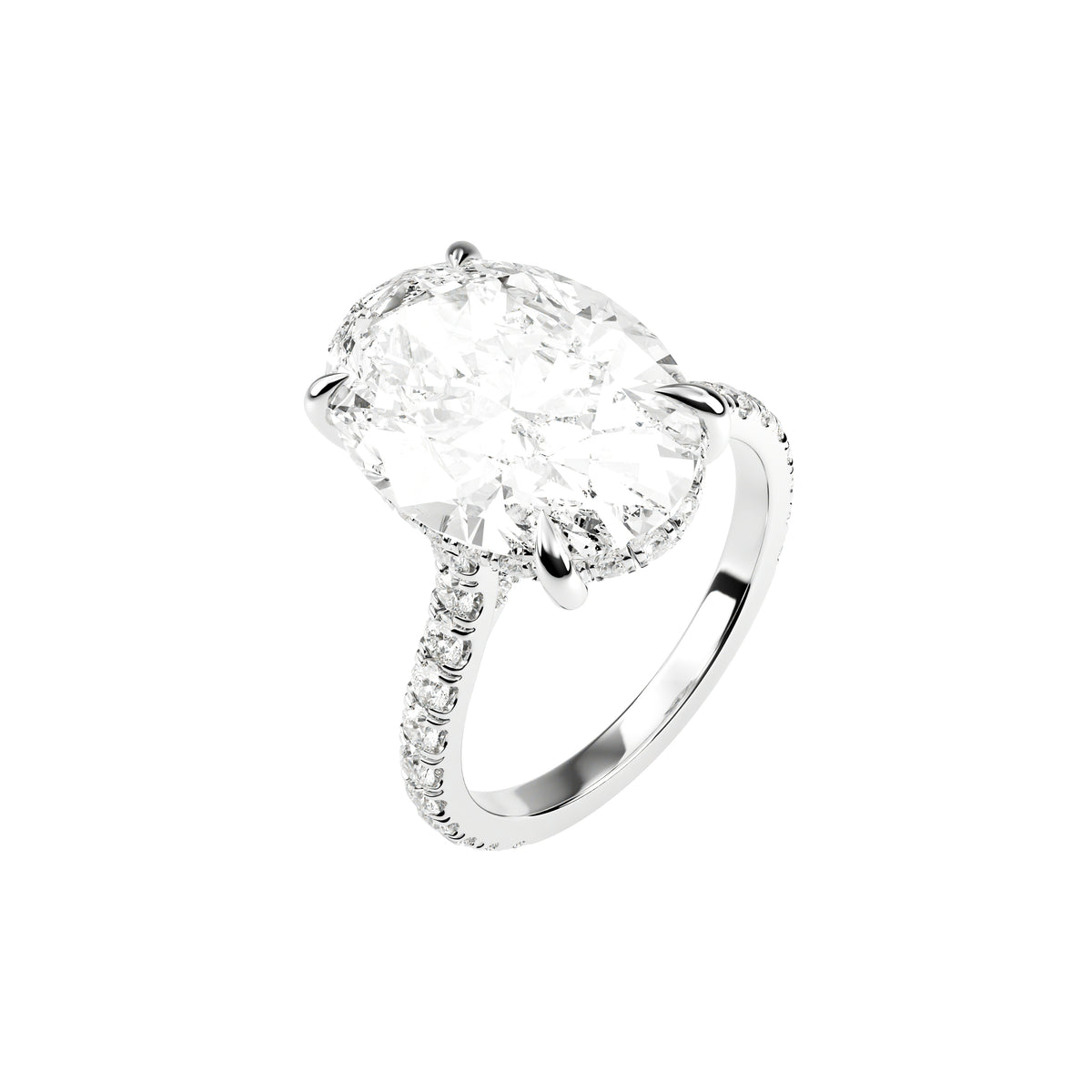 14k White Gold — Buckingham Ring