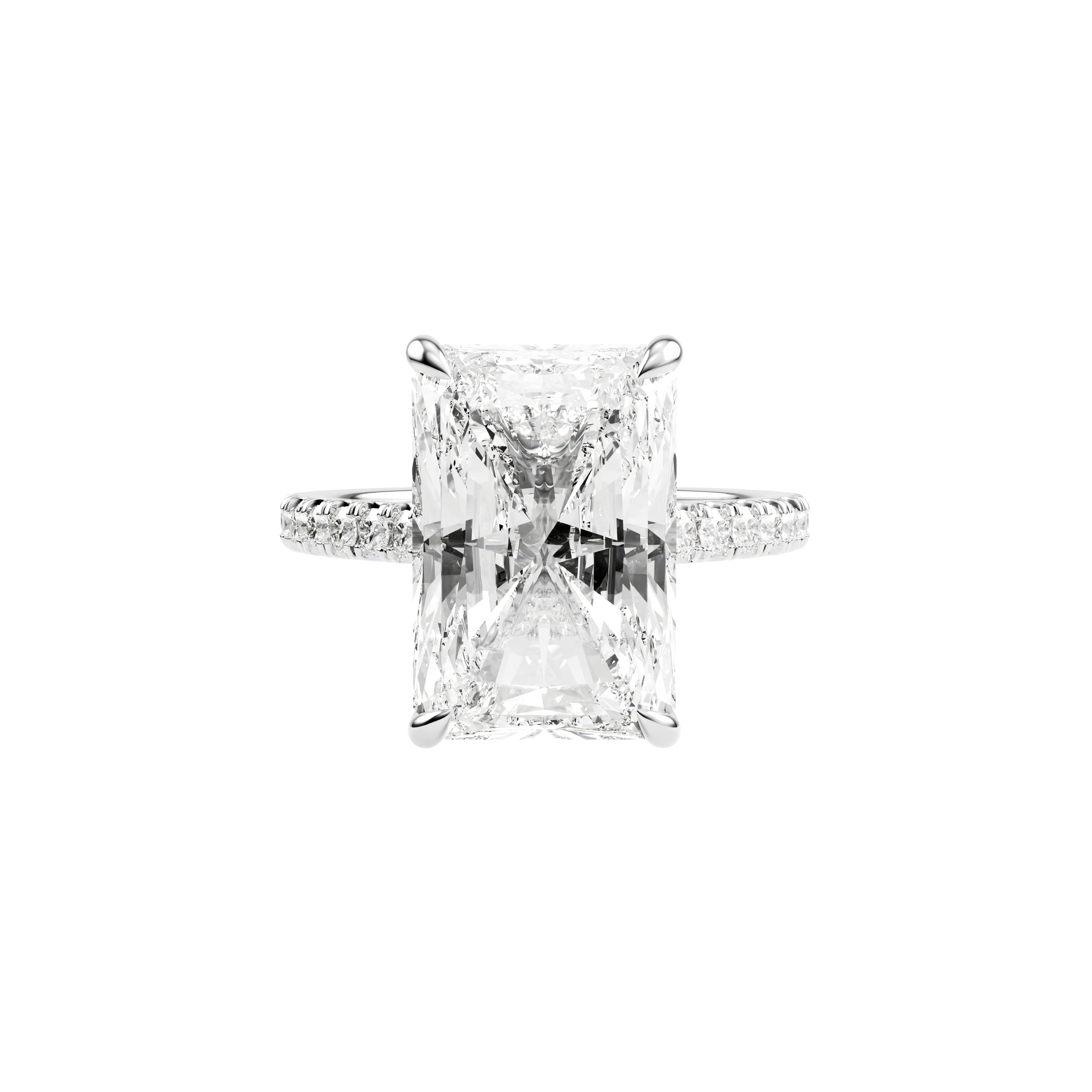 14k White Gold — Coronation Ring