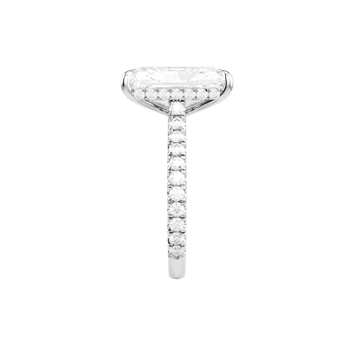 14k White Gold — Coronation Ring