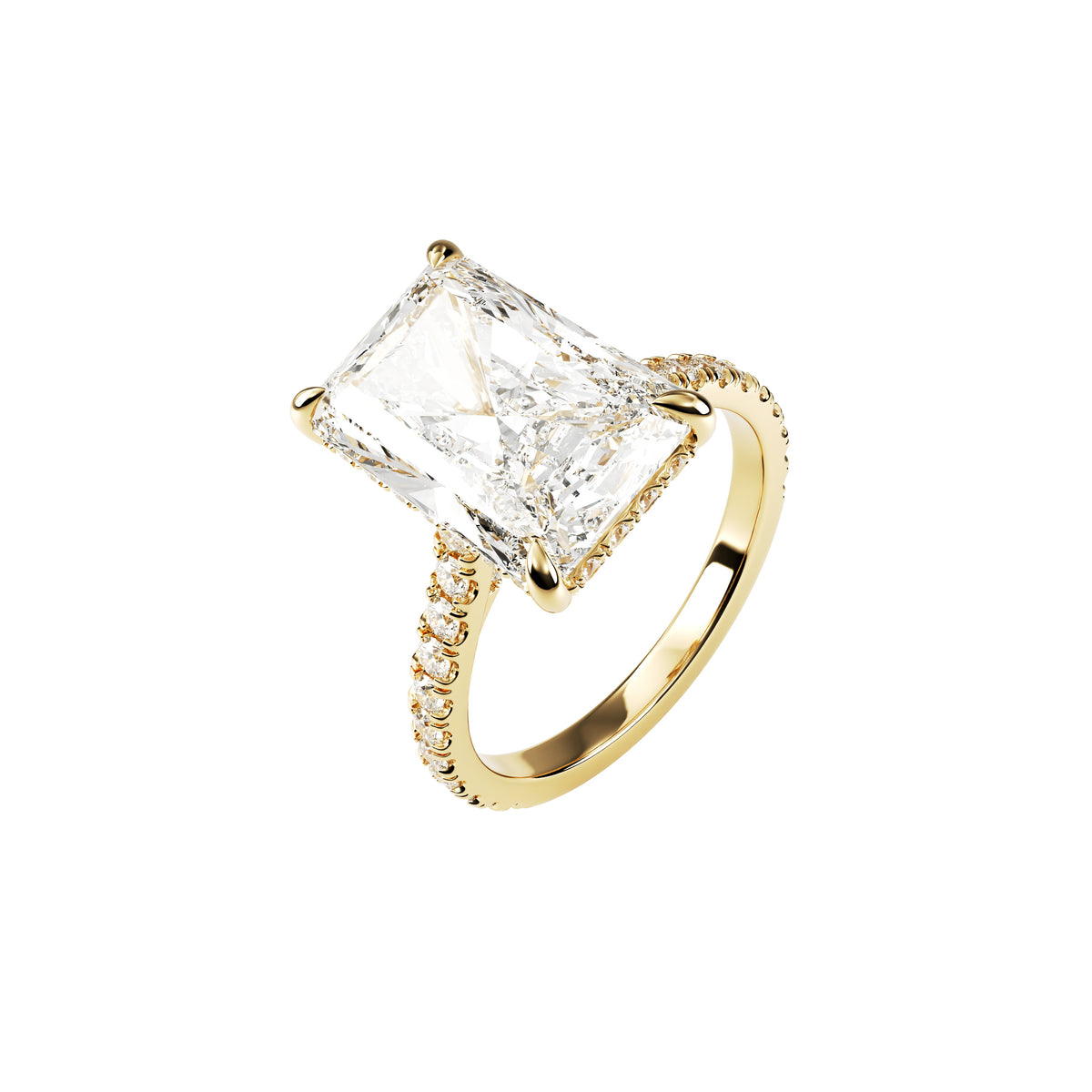 14k Yellow Gold — Coronation Ring