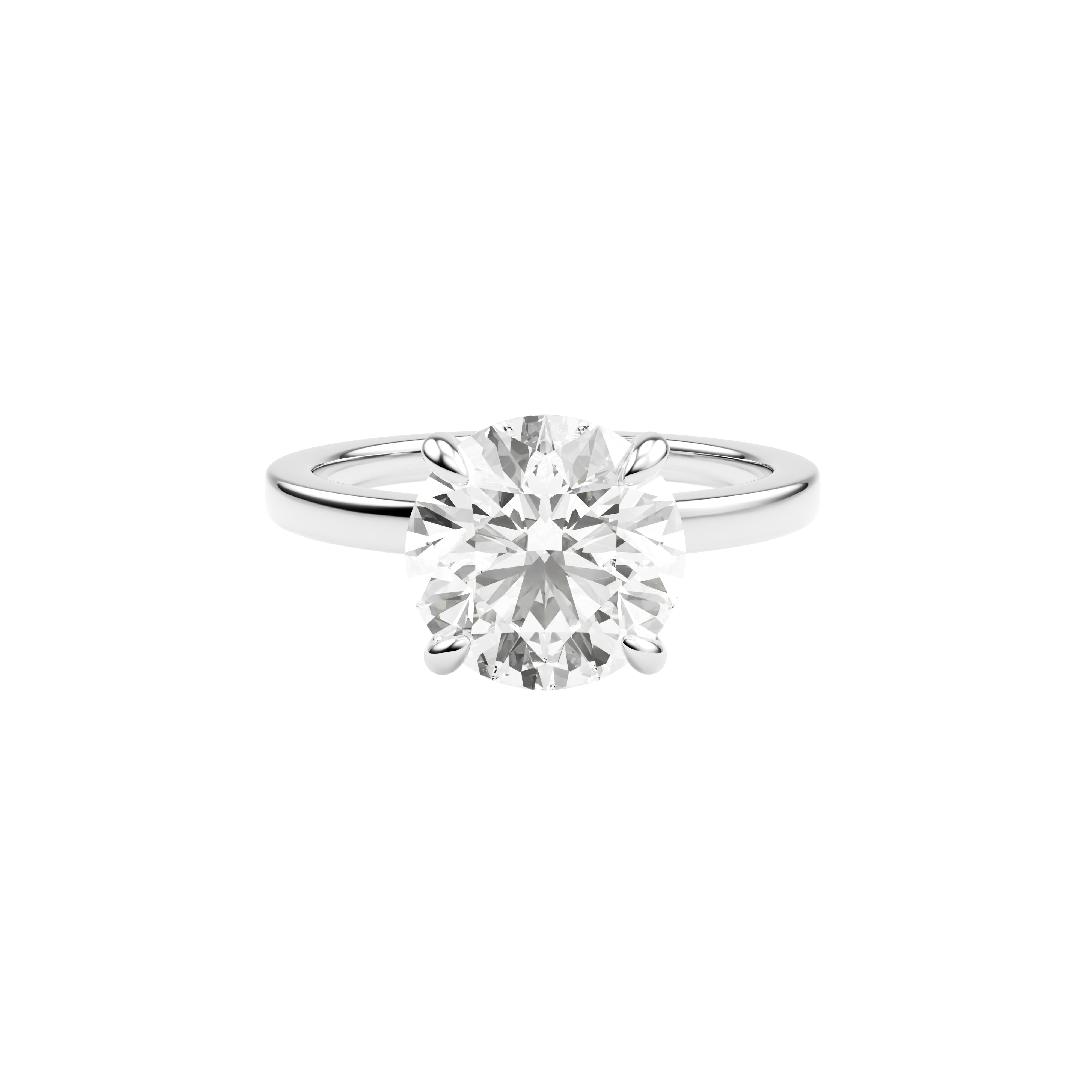 14k White Gold — Athena Ring