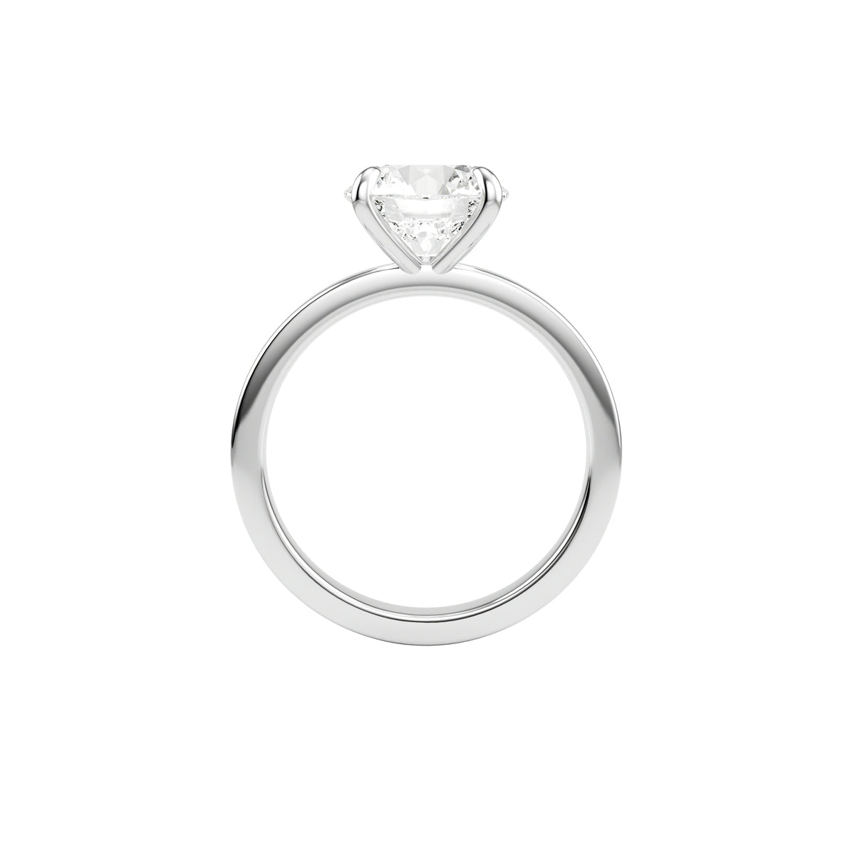 14k White Gold — Athena Ring
