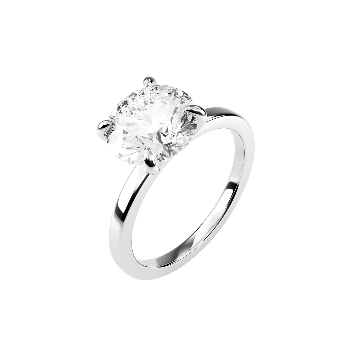 14k White Gold — Athena Ring