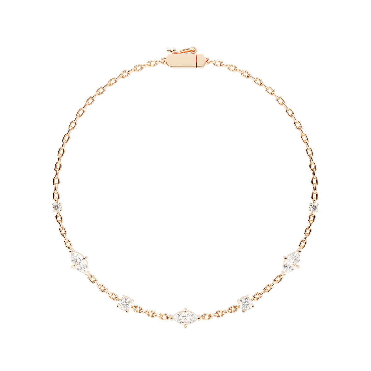 14k Rose Gold — Aria Bracelet