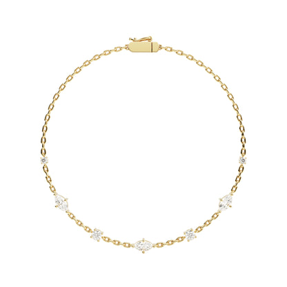 14k Yellow Gold — Aria Bracelet