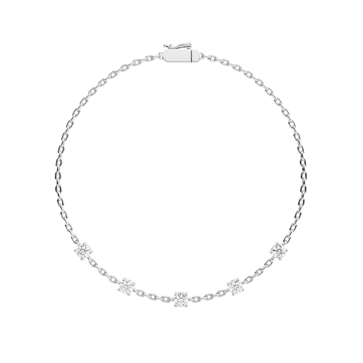 14k White Gold — Constellation Bracelet