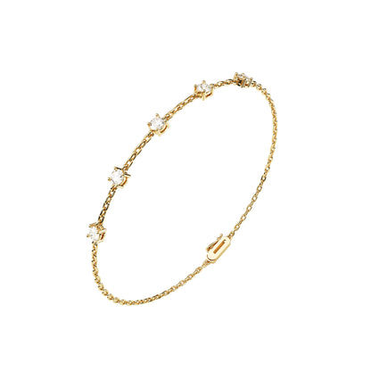14k Yellow Gold — Constellation Bracelet
