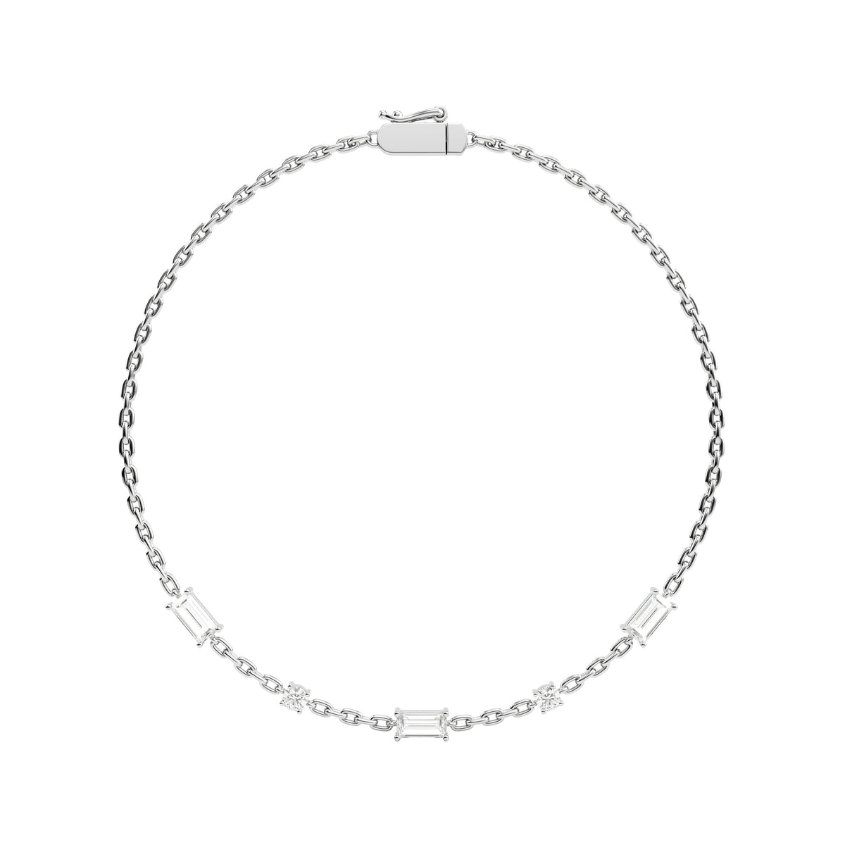 14k White Gold — Dorchester Bracelet