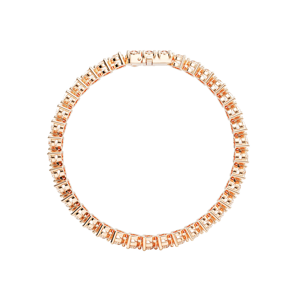 14k Rose Gold — Classic Tennis Bracelet
