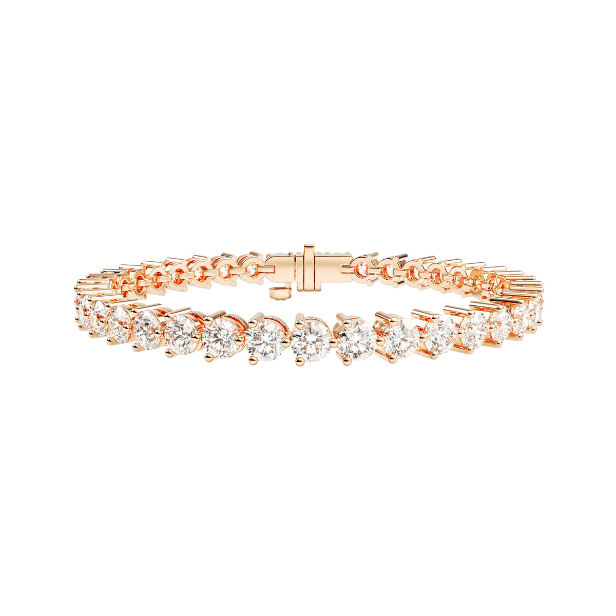 14k Rose Gold — Classic Tennis Bracelet