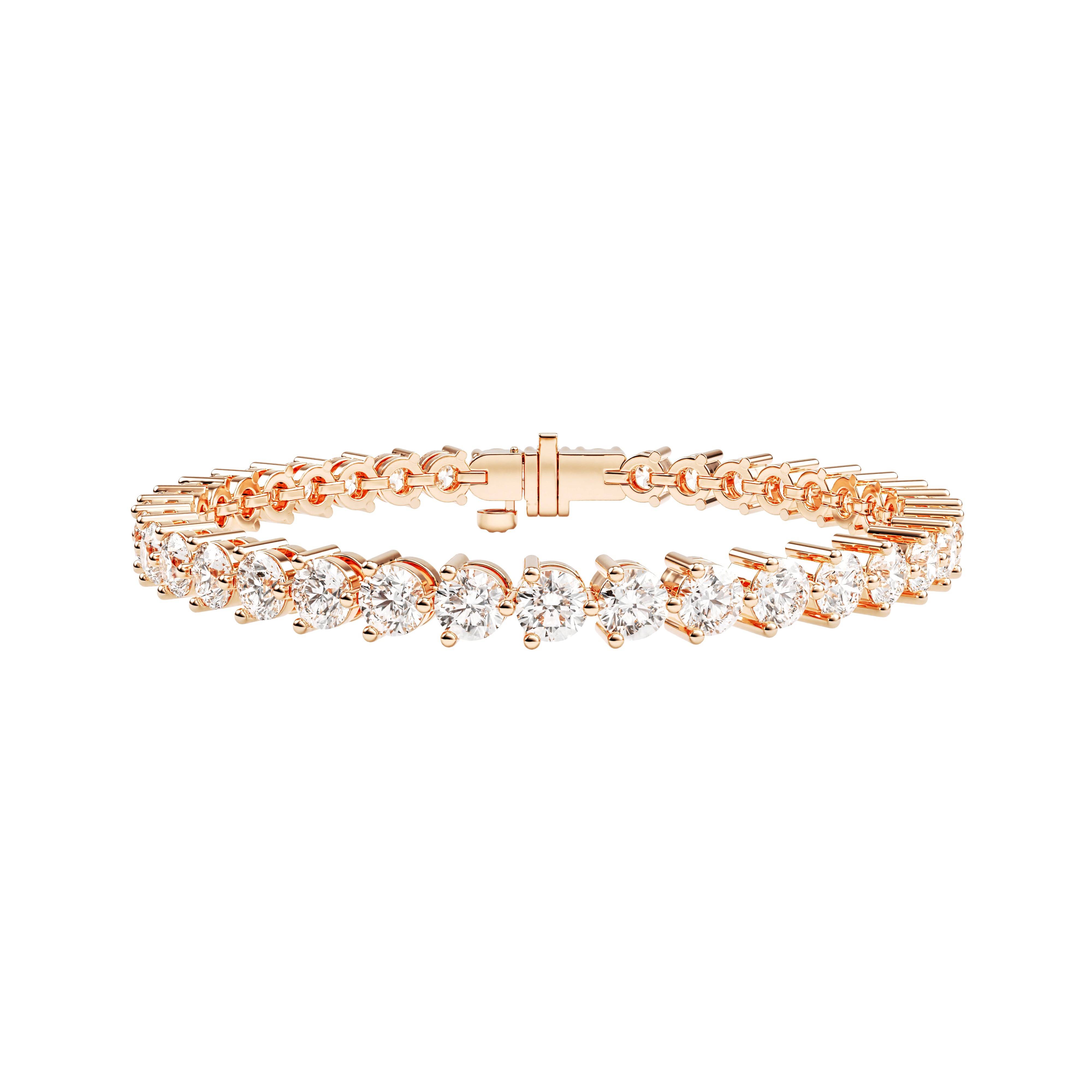 14k Rose Gold — Classic Tennis Bracelet