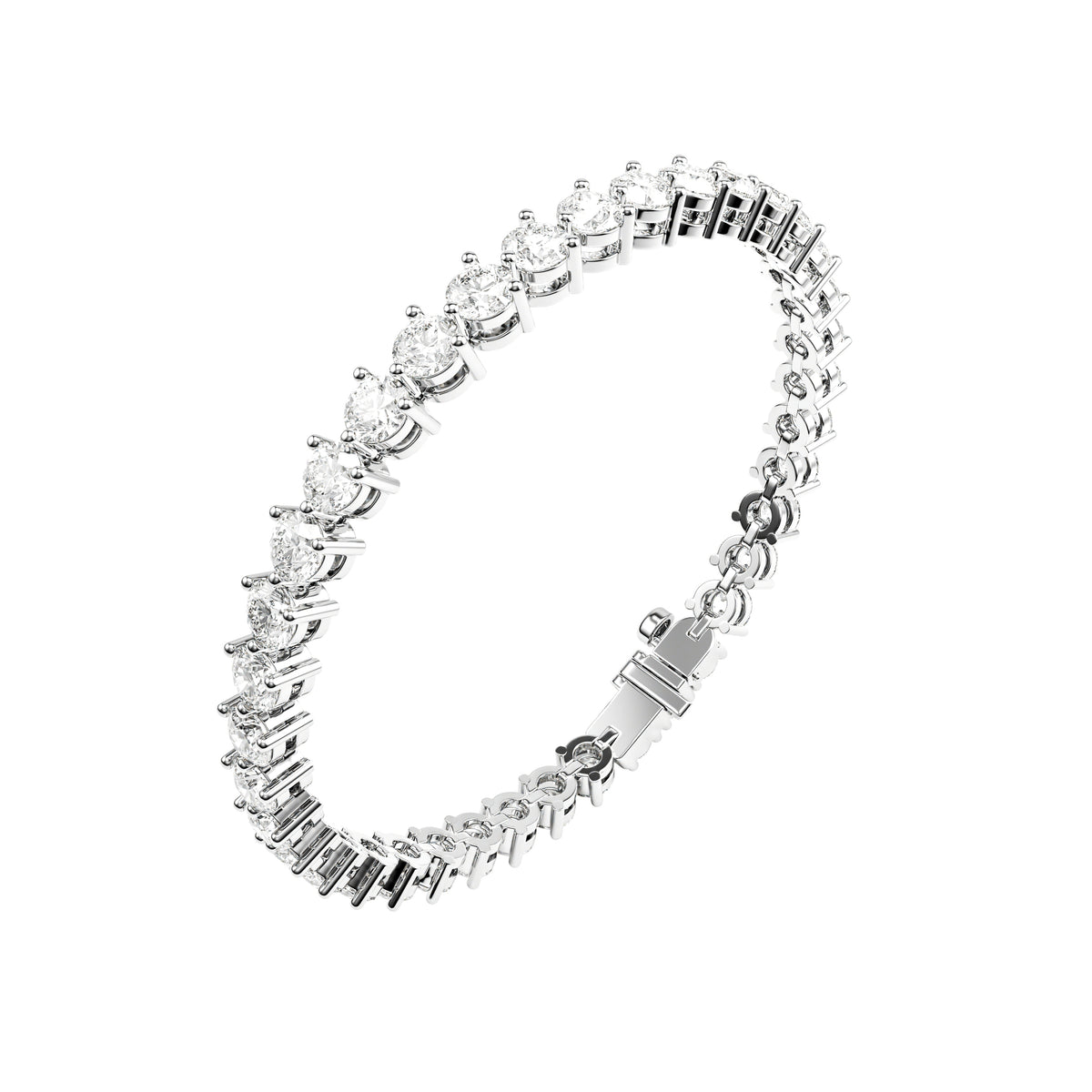 14k White Gold — Classic Tennis Bracelet