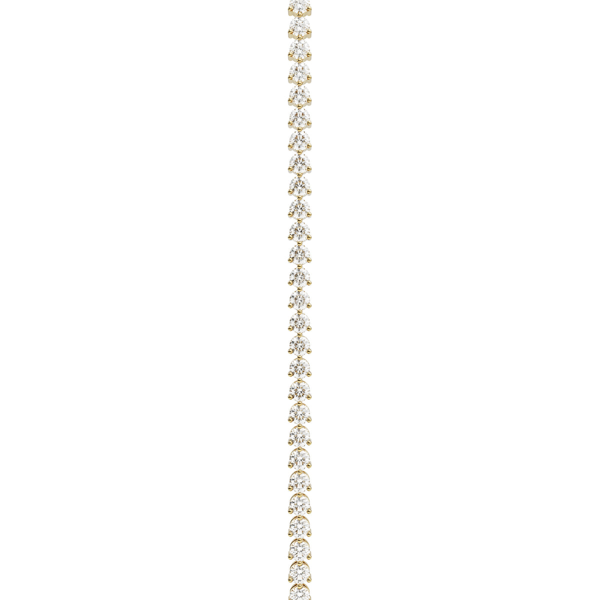 14k Yellow Gold — Classic Tennis Bracelet