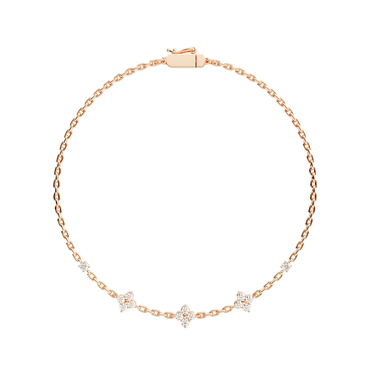 14k Rose Gold — Windsor Bracelet
