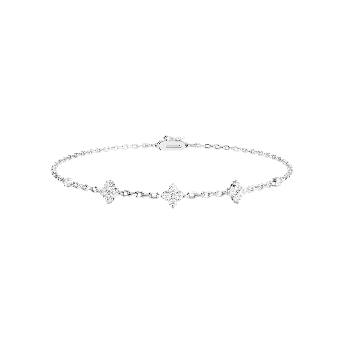 14k White Gold — Windsor Bracelet