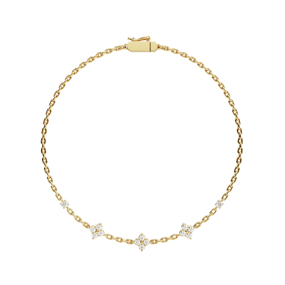 14k Yellow Gold — Windsor Bracelet