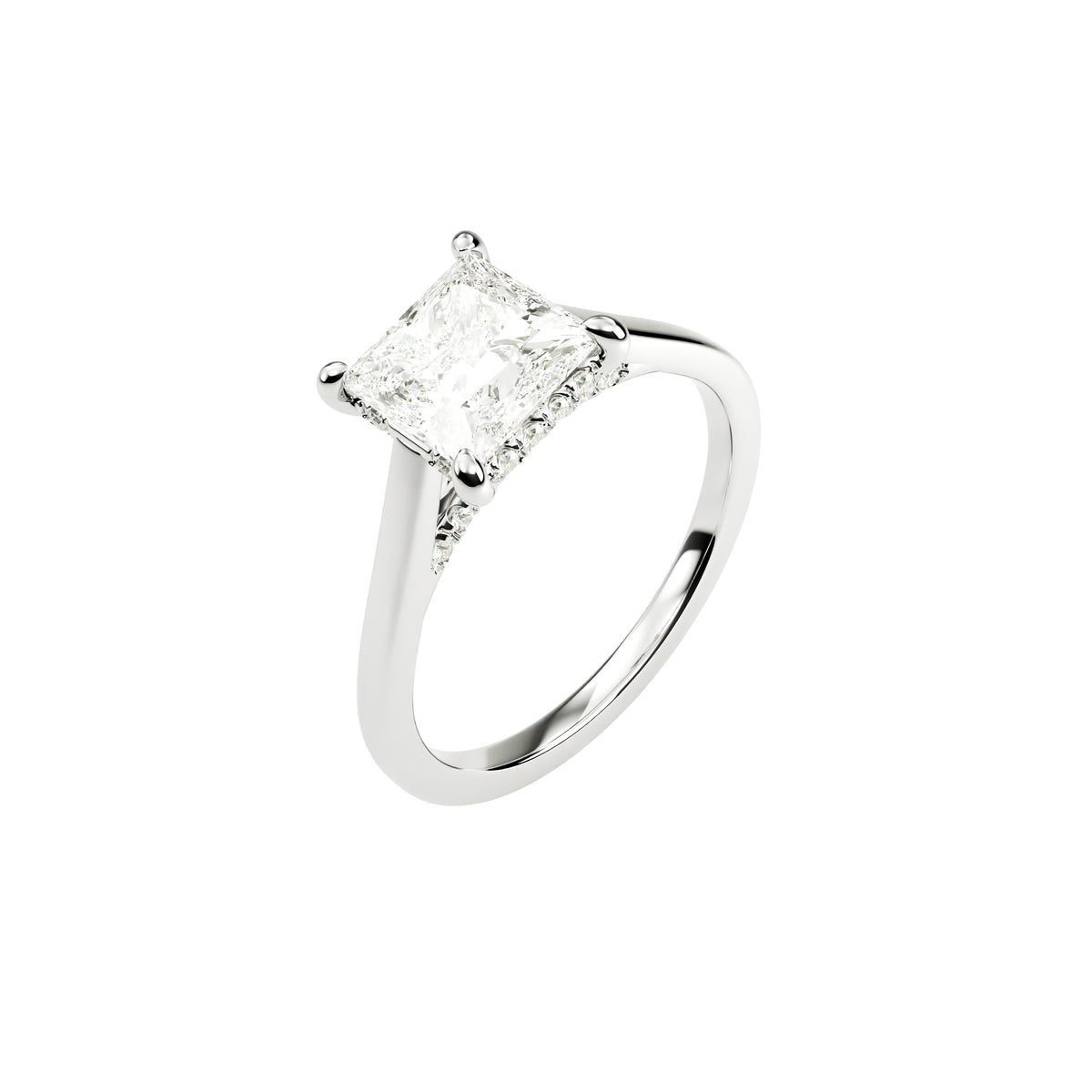 14k White Gold — Cadence Ring