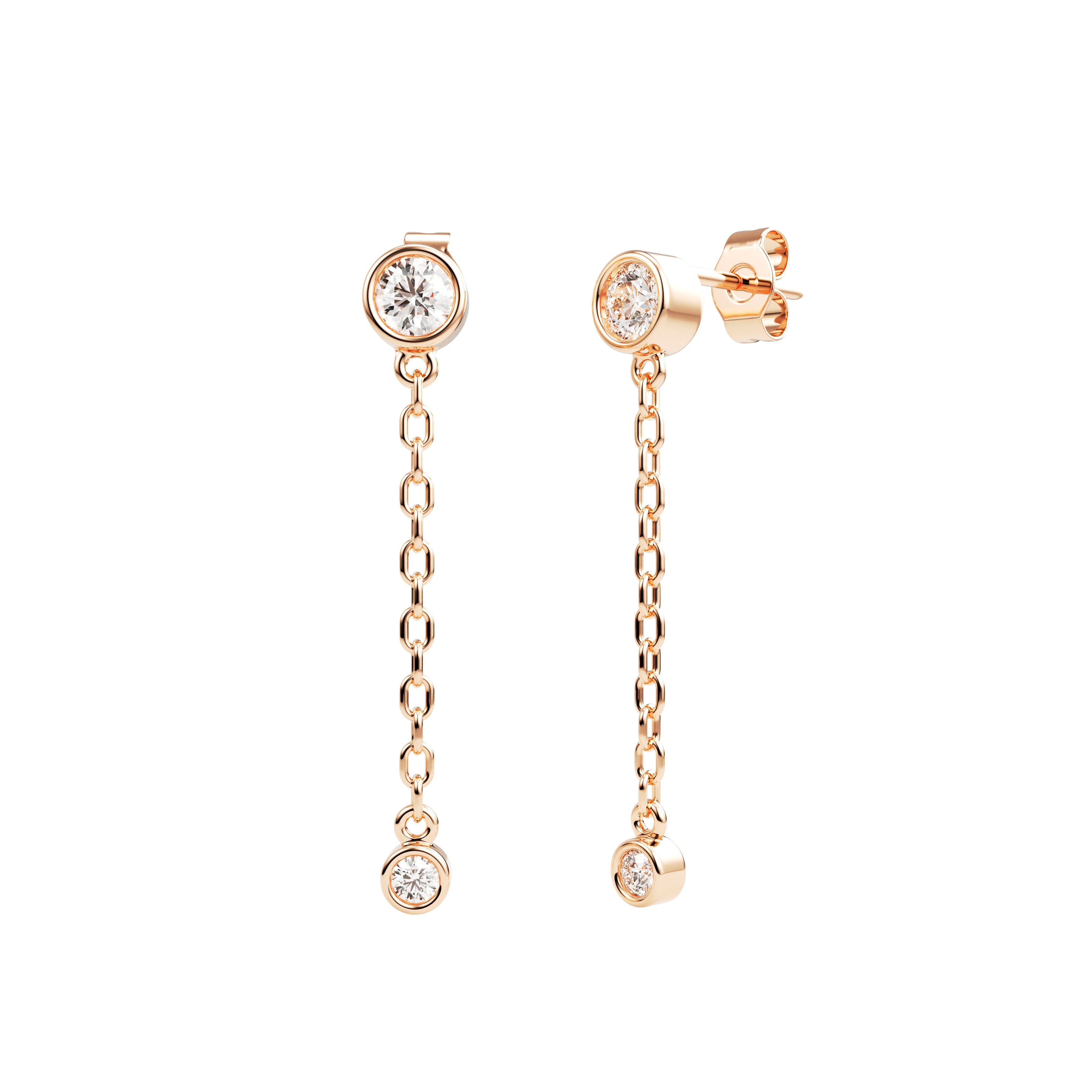 14k Rose Gold — Elevated Earrings