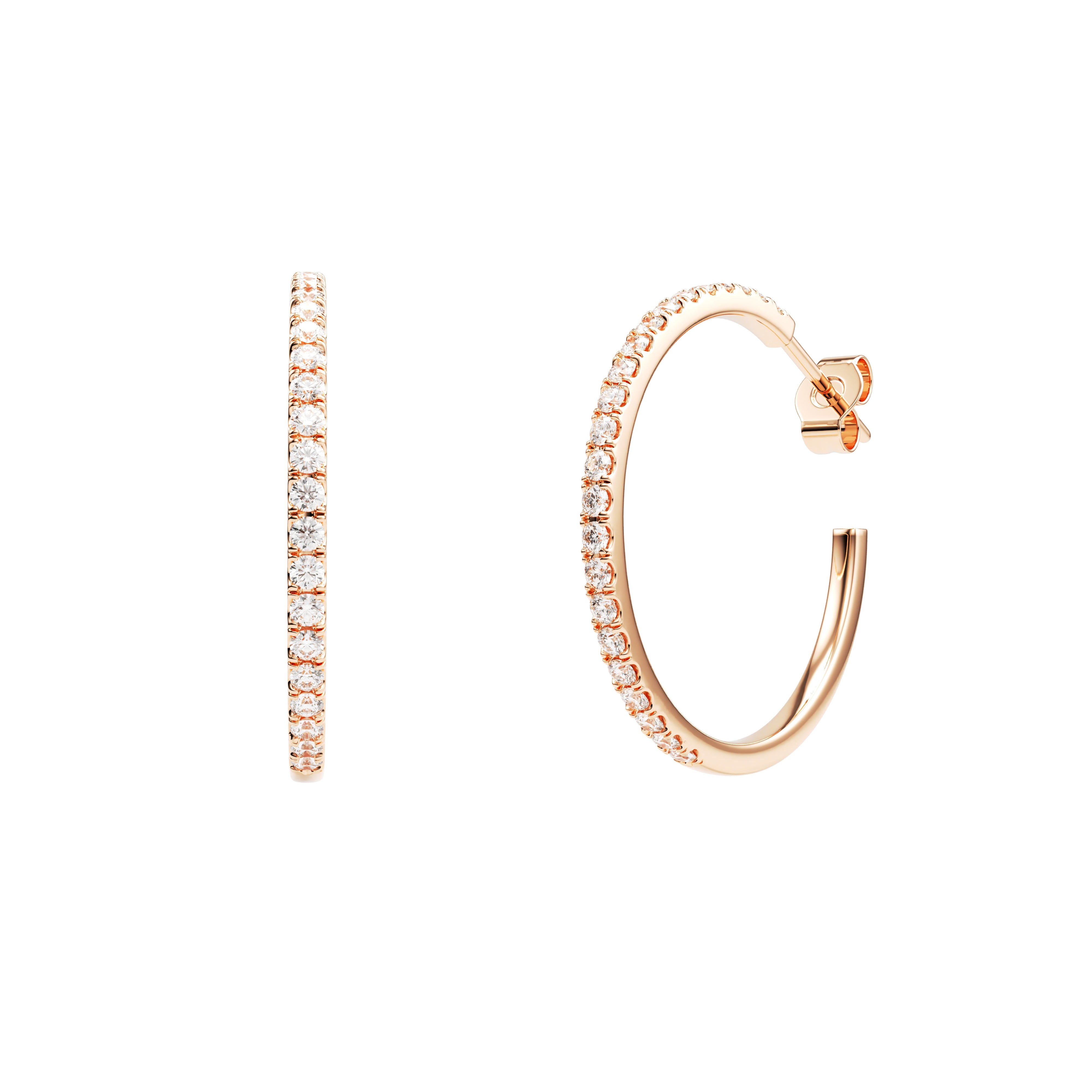 14k Rose Gold — Harmony Earrings