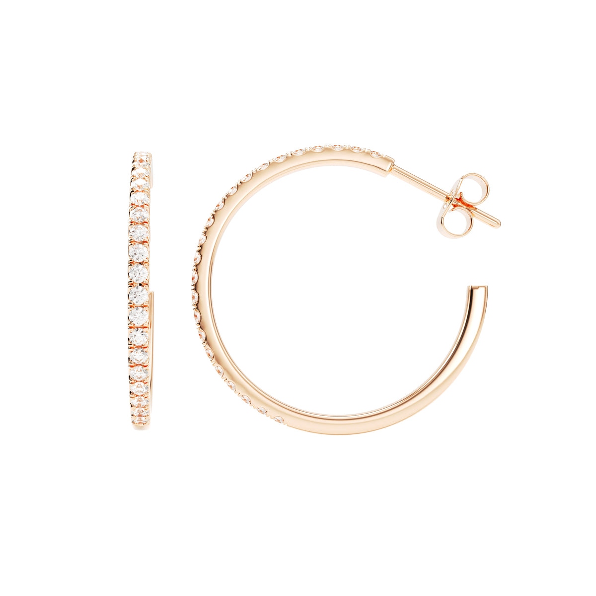 14k Rose Gold — Harmony Earrings