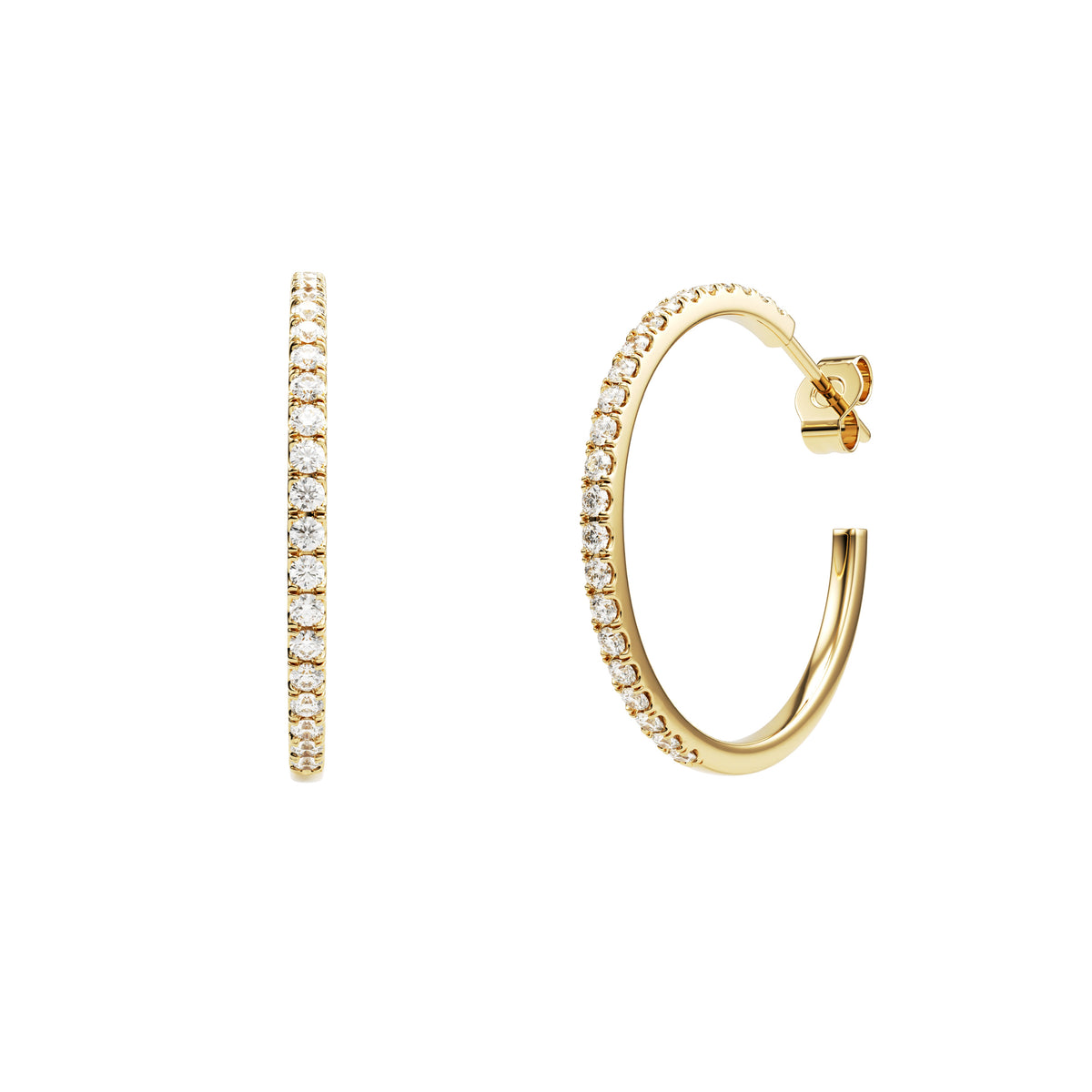 14k Yellow Gold — Harmony Earrings