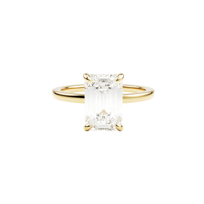 14k Yellow Gold — Princess Ring
