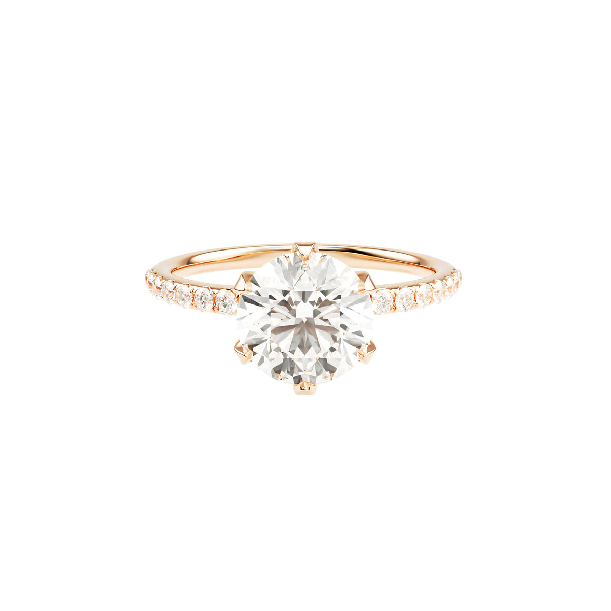 14k Rose Gold — Regency Ring