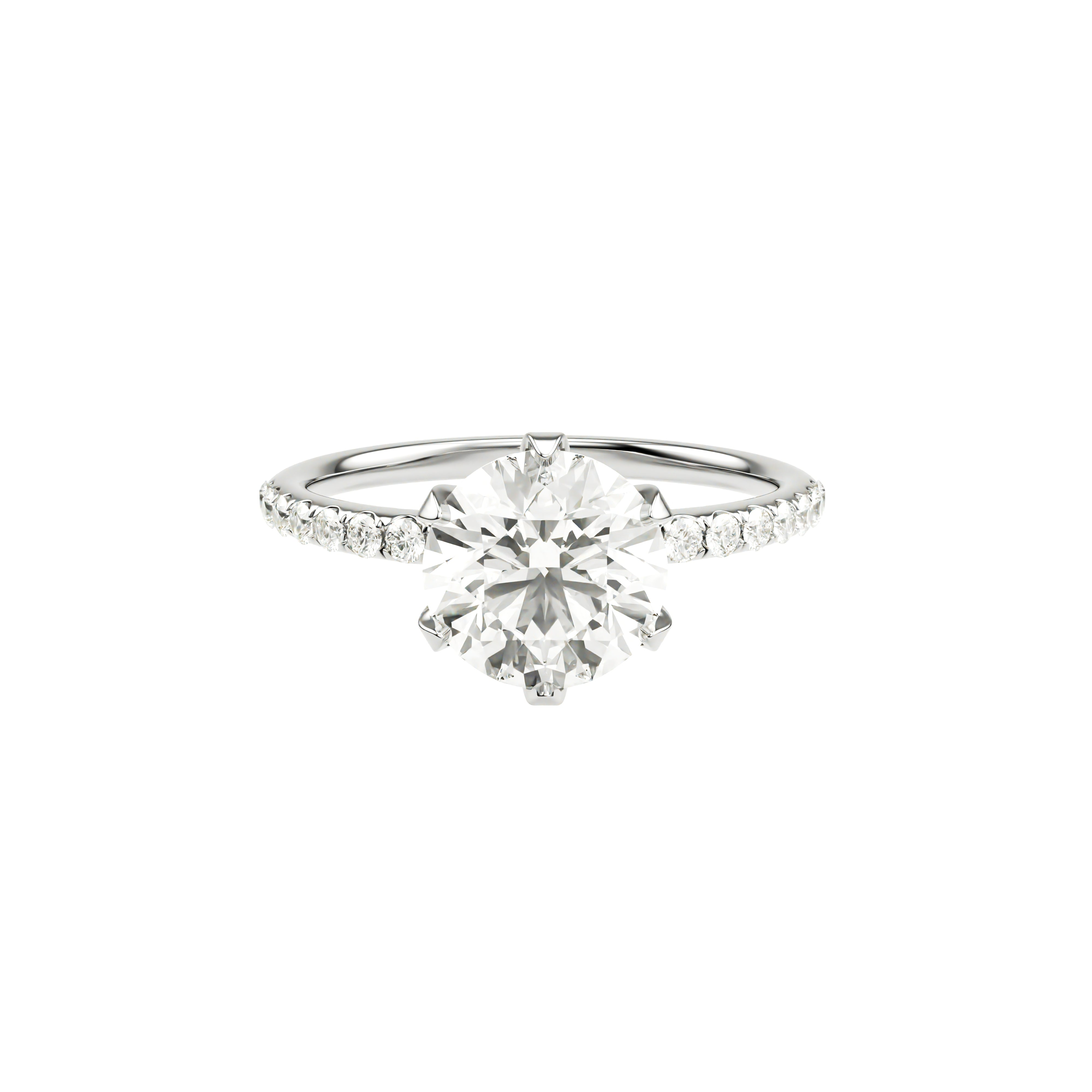 14k White Gold — Regency Ring