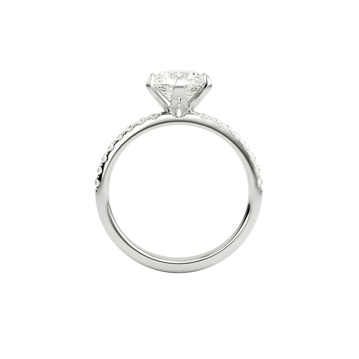 14k White Gold — Regency Ring